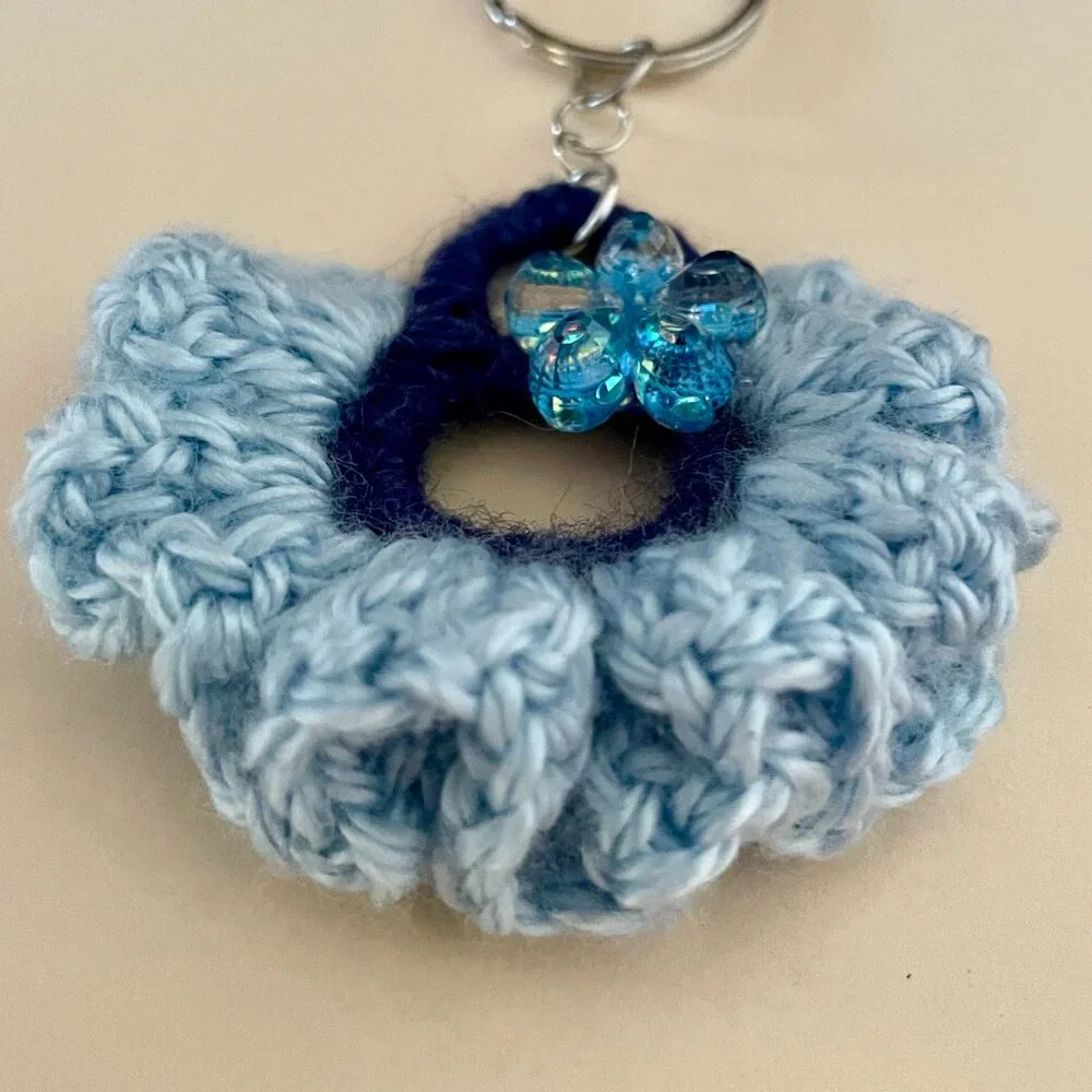 2 Handmade Keychain, Lightweight Charms, Backpack Charms, Crochet Gift Set